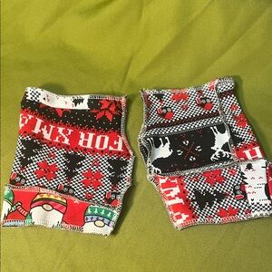 Fingerless Holiday Gloves